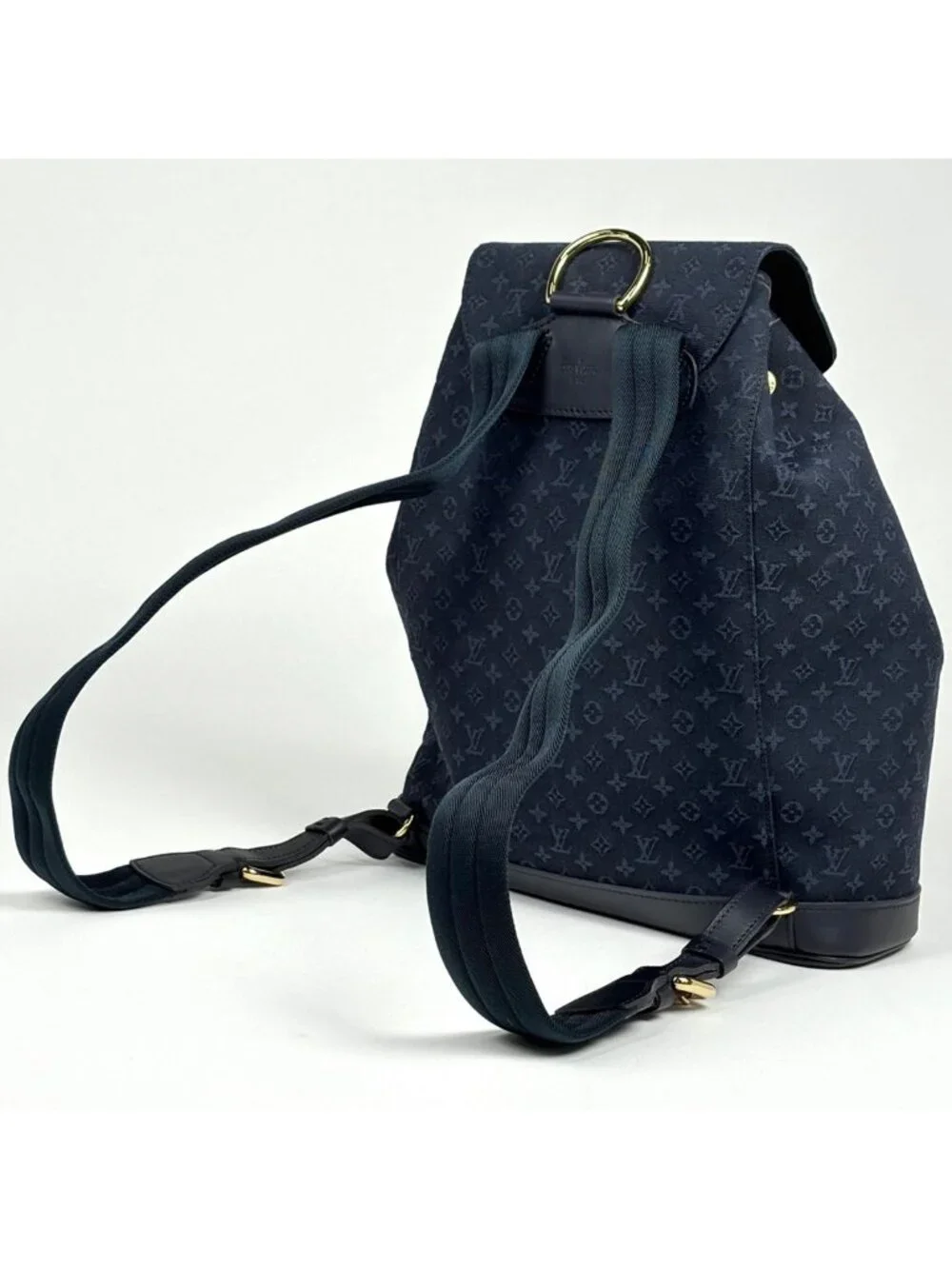 Louis Vuitton Montsouris GM Backpack Monogram Mini Blue